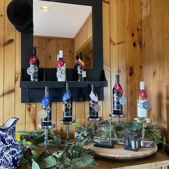 50 West Vineyards - Award-winning bottles on display - Wineries Near Me - Middleburg, Virginia 50 West Vineyards - Award-winning bottles on display - Wineries Near Me - Middleburg, Virginia