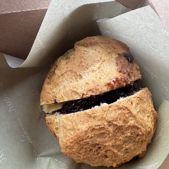 Jandii - blackberry jam scone - Coffee & Tea Near Me - San Francisco, California Jandii - blackberry jam scone - Coffee & Tea Near Me - San Francisco, California