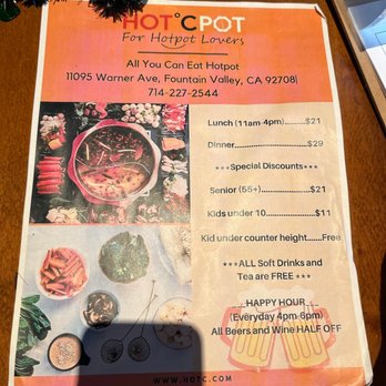 HOT C POT - Hot Pot Near Me - Fountain Valley, California