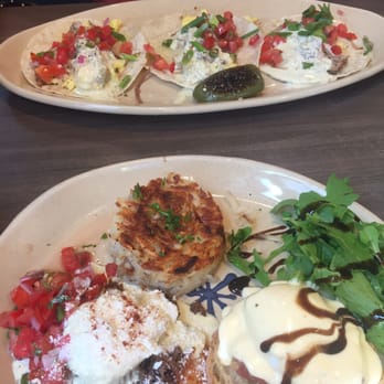Snooze, an A.M. Eatery - Barbacoa tacos and the duo.. Amazing food! - Breakfast & Brunch Near Me - Gilbert, Arizona