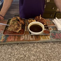 Yum! Chicken parmigiana and French dip Yum! Chicken parmigiana and French dip