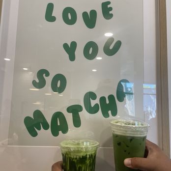 Cafe The Scoop - Matcha latte (left) matcha einspanner (right) - Cafes Near Me - Long Beach, California Cafe The Scoop - Matcha latte (left) matcha einspanner (right) - Cafes Near Me - Long Beach, California
