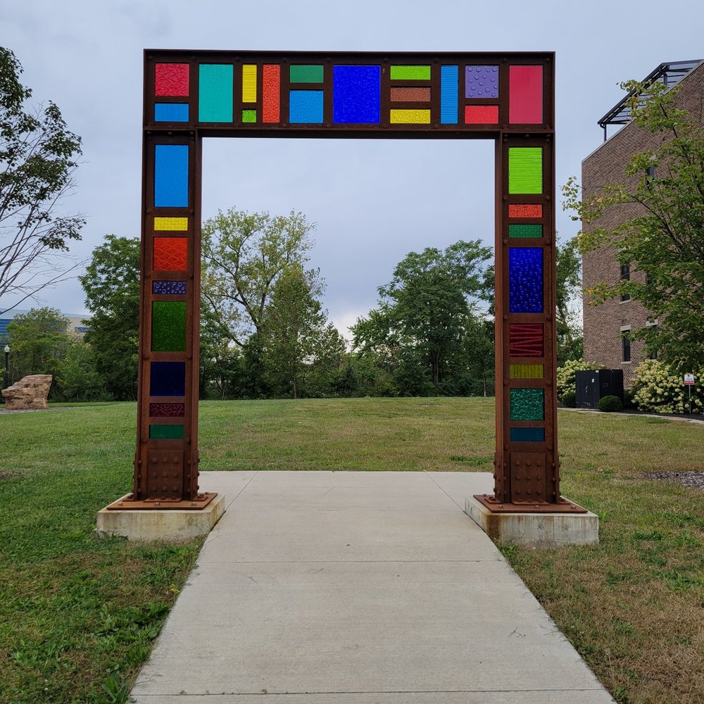 Through - Through sculpture - Public Art Near Me - Columbus, Ohio