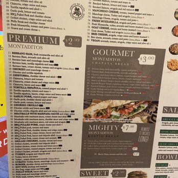 100 Montaditos - Menu - Spanish Near Me - Miami Lakes, Florida 100 Montaditos - Menu - Spanish Near Me - Miami Lakes, Florida