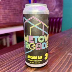 Hometown Arcade - "Hometown Arcade Ale" (American Pale Ale): brewed exclusively for Hometown by Progression Brewing Company who are right down the street