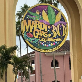 Universal Studios Florida - Mardi Gras sign - Amusement Parks Near Me - Orlando, Florida Universal Studios Florida - Mardi Gras sign - Amusement Parks Near Me - Orlando, Florida