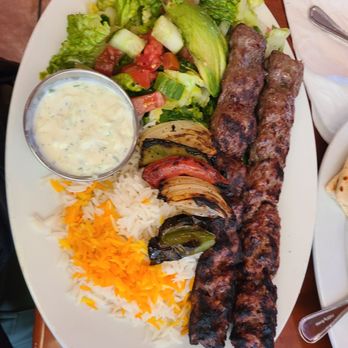 Panini Kabob Grill - Beef plate - Mediterranean Near Me - Irvine, California Panini Kabob Grill - Beef plate - Mediterranean Near Me - Irvine, California