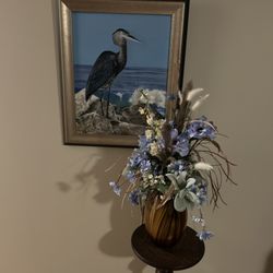 Brew's Creations in Floral - Silk arrangement to go along with a wall painting