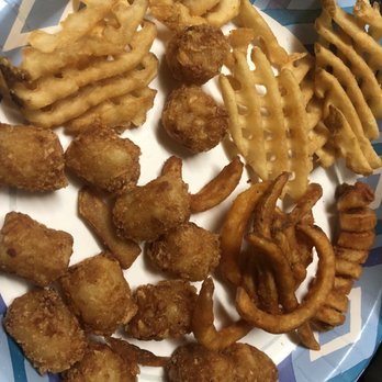 Stomp's Burger Joint 2 - Waffle fries, curly fries and tater tots - Burgers Near Me - Pearland, Texas Stomp's Burger Joint 2 - Waffle fries, curly fries and tater tots - Burgers Near Me - Pearland, Texas