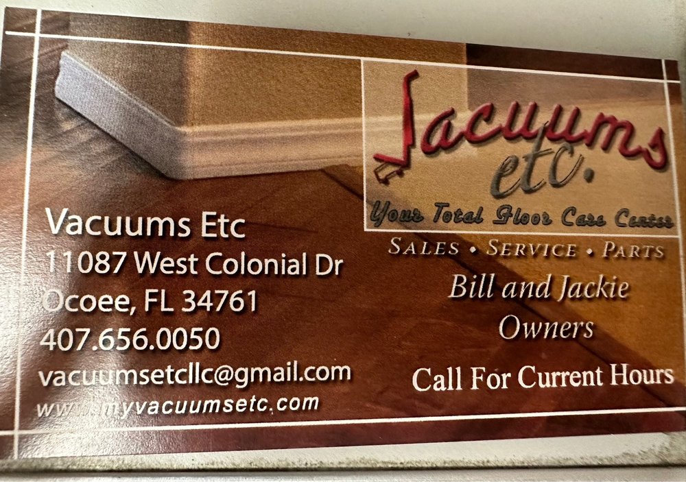 VACUUMS & ETC Updated September 2024 15 Reviews 781 N Thompson Rd