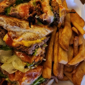 Midway Pizza - Ordered a cheeseburger sub and this is how it arrived. Complete soggy. Packed to tight can't even pick it up. - Pizza Near Me - Groton, Connecticut