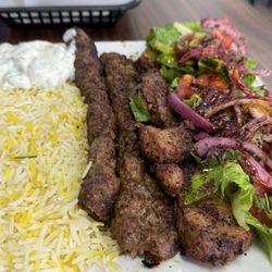 Pita House & Grill - Ground Beef Kabob with Lamb Kabob