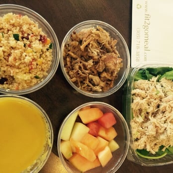 Fit2Go - Sample day: Pumpkin soup, pork, turkey celery salad, fresh fruit, and quinoa salad. - Food Delivery Services Near Me - Miami, Florida Fit2Go - Sample day: Pumpkin soup, pork, turkey celery salad, fresh fruit, and quinoa salad. - Food Delivery Services Near Me - Miami, Florida