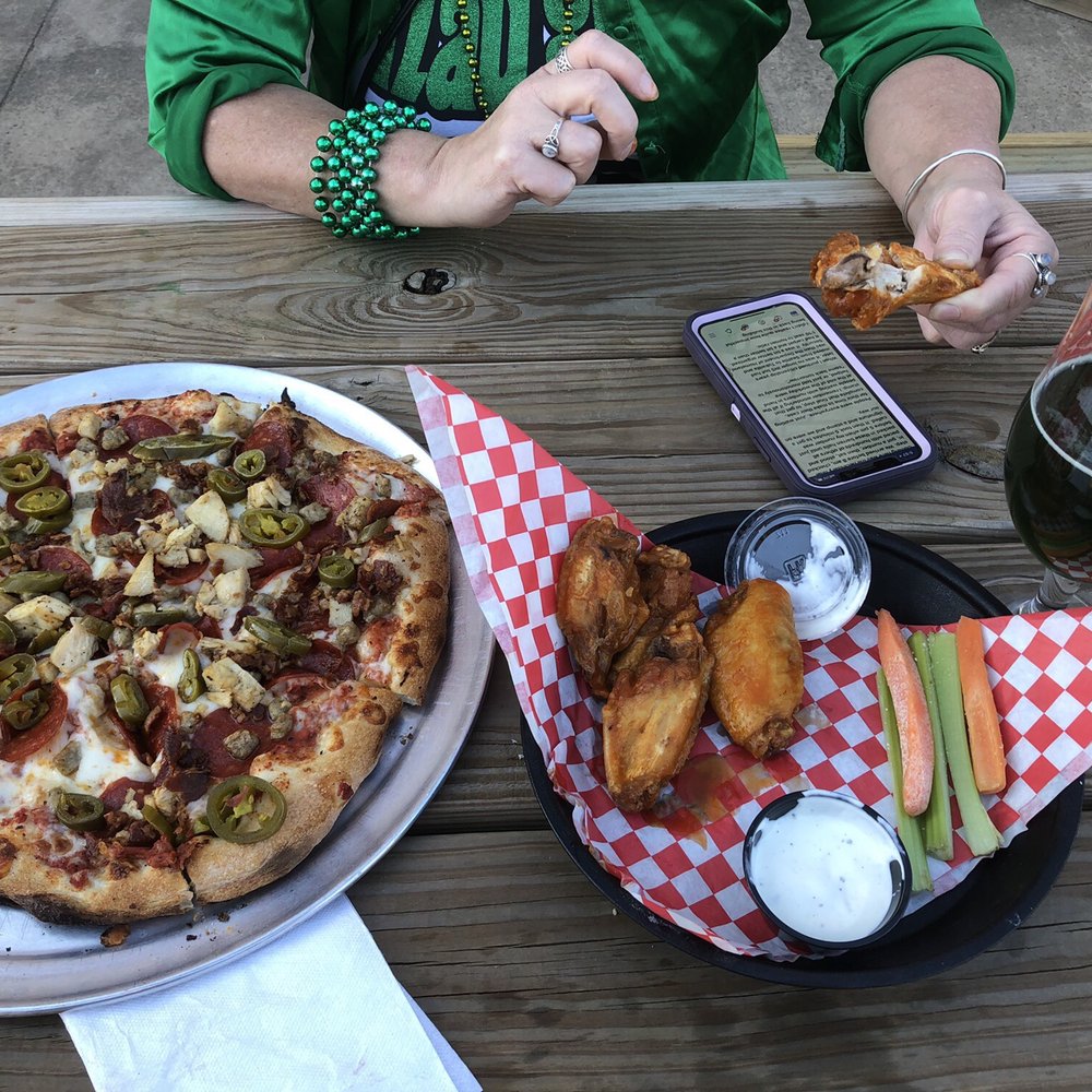 Redbone Magic Brewing - Pizza wings and beer. On a sunny dog friendly patio. Oh yeah. - Breweries Near Me - Texarkana, Texas Redbone Magic Brewing - Pizza wings and beer. On a sunny dog friendly patio. Oh yeah. - Breweries Near Me - Texarkana, Texas