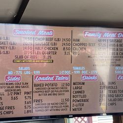 Jack's Bar-B-Q - New menu board also