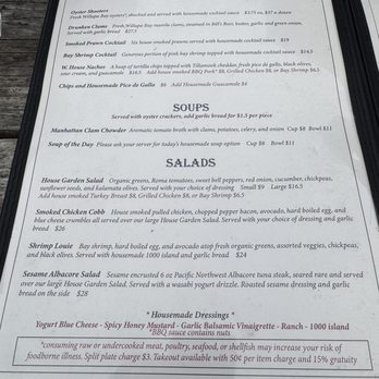 Warren House Pub - Menu - American Near Me - Cannon Beach, Oregon