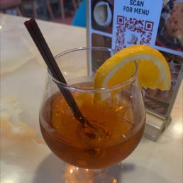 Old fashioned drink