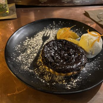 Agave Restaurant - Beautiful presentation of a chocolate dessert. - Mexican Near Me - Prague, Puerto Rico