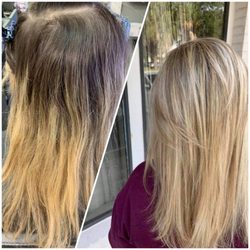 Glitter - Before and after