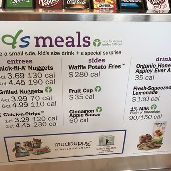 Chick-fil-A - Kids menu - Fast Food Near Me - Burke, Virginia