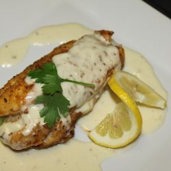 The Grill At 1951 - Stuffed grouper with lobster sauce