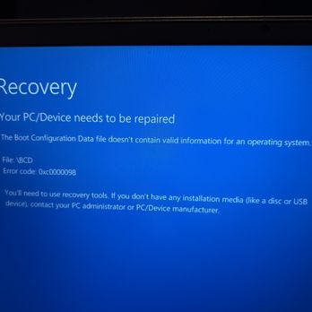 Surprise Computer - The Blue screen of death. - IT Services & Computer Repair Near Me - Surprise, Arizona