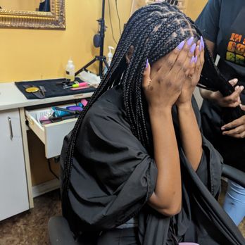 KeniaKreations - Waist length knotless braids - Hair Stylists Near Me