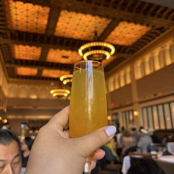 Fogo de Chão - Passion fruit mimosa - Brazilian Near Me - Pasadena, California Fogo de Chão - Passion fruit mimosa - Brazilian Near Me - Pasadena, California