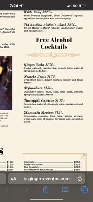 Menu photo 2 Gin Gin Polanco Ciudad de México, DIF Menu photo 2 Gin Gin Polanco Ciudad de México, DIF
