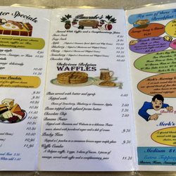 Merk's Place - Breakfast Menu