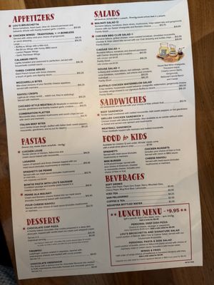 Menu photo 1 Lou Malnati's Pizzeria Tempe, AZ Menu photo 1 Lou Malnati's Pizzeria Tempe, AZ