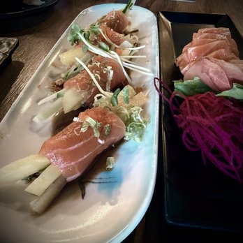 Sake - Mango Salmon - Japanese Near Me - Chico, California Sake - Mango Salmon - Japanese Near Me - Chico, California