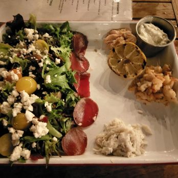 The Deck - Deconstructed seafood cobb salad - New American Near Me - Tybee Island, Georgia The Deck - Deconstructed seafood cobb salad - New American Near Me - Tybee Island, Georgia