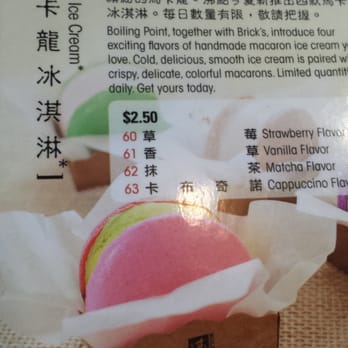 Boiling Point - Macaroon ice cream sandwiches! - Taiwanese Near Me - Chino Hills, California