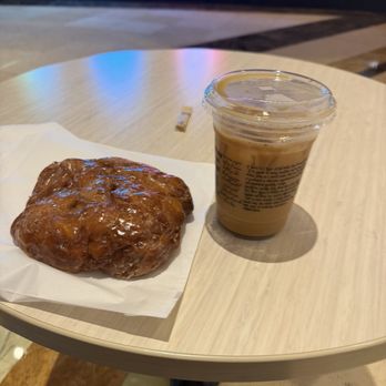 Donutique - Apple fritter and iced coffee, $17.50! Apple fritter was very good though - Coffee & Tea Near Me - Las Vegas, Nevada Donutique - Apple fritter and iced coffee, $17.50! Apple fritter was very good though - Coffee & Tea Near Me - Las Vegas, Nevada