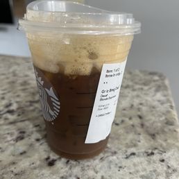 Grande Brown Sugar OATMILK shaken espresso. Grande Brown Sugar OATMILK shaken espresso.