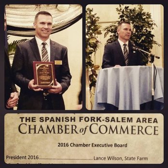 Lance Wilson - State Farm Insurance Agent - President of the Spanish Fork Salem Chamber of Commerce - Home & Rental Insurance Near Me - Spanish Fork, Utah Lance Wilson - State Farm Insurance Agent - President of the Spanish Fork Salem Chamber of Commerce - Home & Rental Insurance Near Me - Spanish Fork, Utah