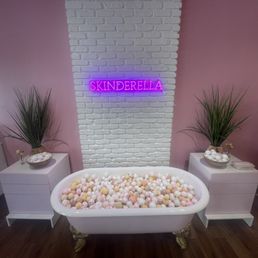 Cute Bath-bombs in a tub Cute Bath-bombs in a tub