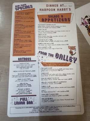 Menu photo 3 Harpoon Harry's Key West, FL Menu photo 3 Harpoon Harry's Key West, FL