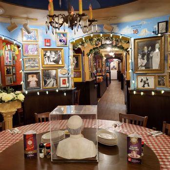 Buca di Beppo Italian Restaurant - Looking out of the Pope Room - Italian Near Me - Universal City, California Buca di Beppo Italian Restaurant - Looking out of the Pope Room - Italian Near Me - Universal City, California