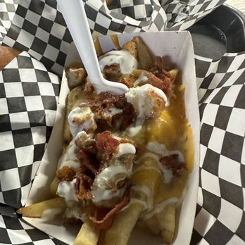 Backyard Kitchen - Garlic perm fries - American Near Me - Poteet, Texas