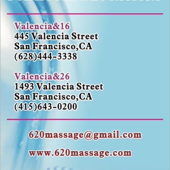 620 Massage - Locations - Massage Near Me - San Francisco, California