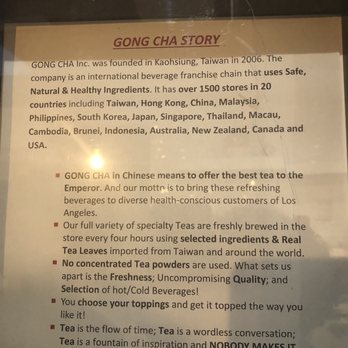 Gong Cha - Coffee & Tea Near Me - Los Angeles, California