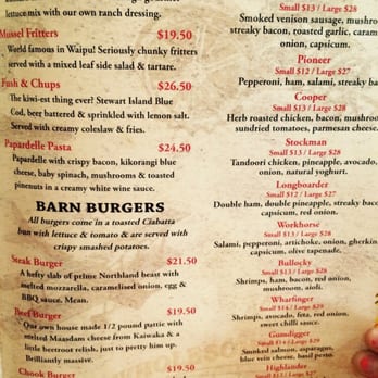 Pizza Barn - Menu - Pizza Near Me - Waipu, NTL