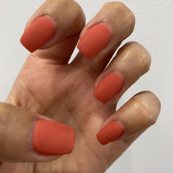 Nails On Nails & Spa - Dipping powder in the color "Day by Day" with matte top coat by Nancy - Nail Salons Near Me - Whittier, California Nails On Nails & Spa - Dipping powder in the color "Day by Day" with matte top coat by Nancy - Nail Salons Near Me - Whittier, California
