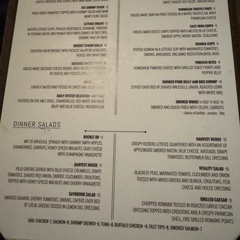 Harvest Grill - Menu 8/27/24 - New American Near Me - Meridian, Mississippi Harvest Grill - Menu 8/27/24 - New American Near Me - Meridian, Mississippi