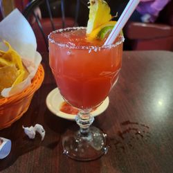 EL Corral Restaurante Mexicano - Small strawberry margarita