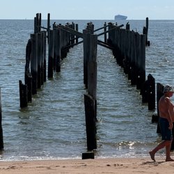 South Beach - Looks like remnants of a dock still there