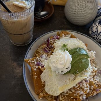 Chuponcito - CHILAQUILES BANANA LATTE - Mexican Near Me - Aliso Viejo, California Chuponcito - CHILAQUILES BANANA LATTE - Mexican Near Me - Aliso Viejo, California