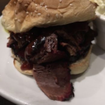 Jack Stack Barbecue - Lee's Summit - Burnt ends and brisket 1/3 lb. sandwich - Barbeque Near Me - Lee's Summit, Missouri Jack Stack Barbecue - Lee's Summit - Burnt ends and brisket 1/3 lb. sandwich - Barbeque Near Me - Lee's Summit, Missouri
